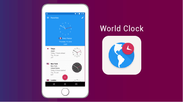 World Clock apps pour les expatriés