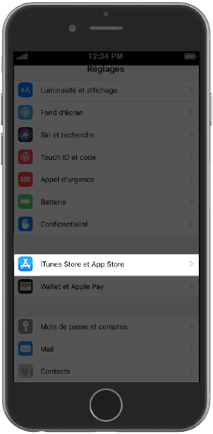iTunes et App Store.