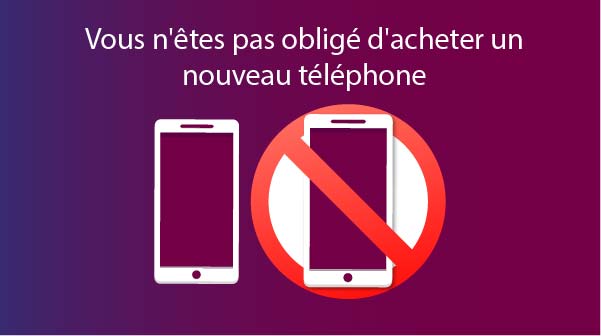 Vous n'êtes pas obligé d'acheter un nouveau téléphone, achetez simplement un numéro virtuel