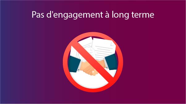 Aucun engagement à long terme, vous pouvez acheter eSIM en ligne